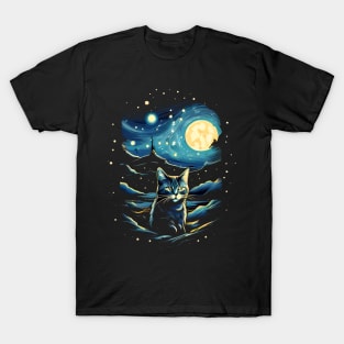 Starry cat T-Shirt